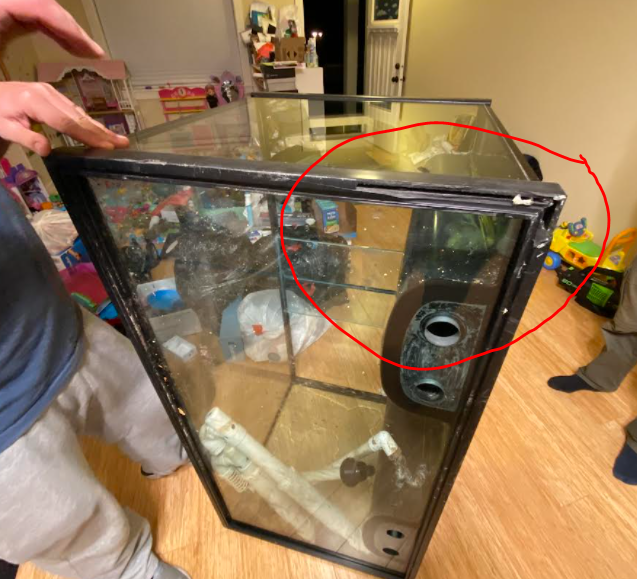 120 Gallon sapphire glass aquarium frame repair help