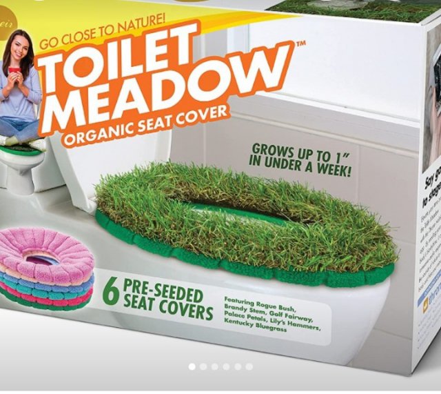 Chia Pet Toilet Seat