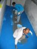 IMG_4876 Fish Pond Base Blue Finish Apply.JPG