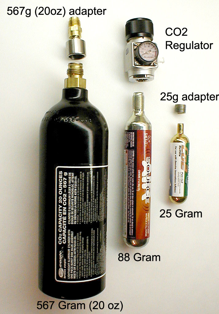 Can i use paintball co2 cainster with a bbq regulator for my planted